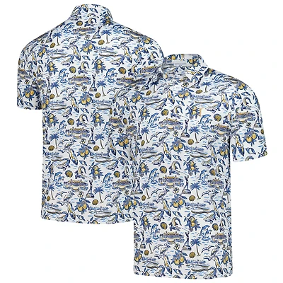 Men's Smith & Quinn  White 2025 THE PLAYERS Florida Icon Smith Polo