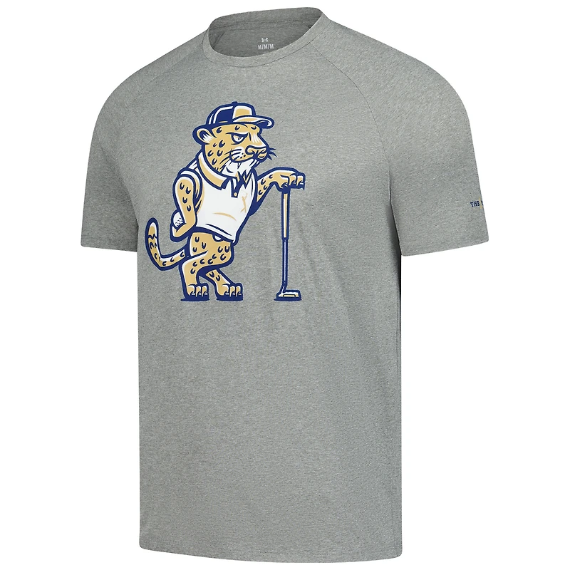 T-shirt technique raglan gris chiné THE PLAYERS pour homme de Under Armour