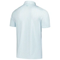 Polo Under Armour bleu clair THE PLAYERS Drive Clubhouse Grid pour homme