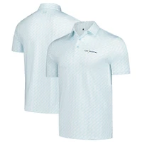 Polo Under Armour bleu clair THE PLAYERS Drive Clubhouse Grid pour homme
