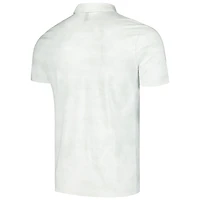 Men's adidas White THE PLAYERS Go-To Printed Mesh Polo