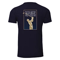 T-shirt bleu à manches courtes THE PLAYERS Trophy Instant Classic Tri-Blend pour homme