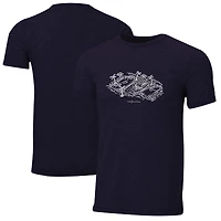 T-shirt bleu marine THE PLAYERS Course Instant Classic Tri-Blend pour homme