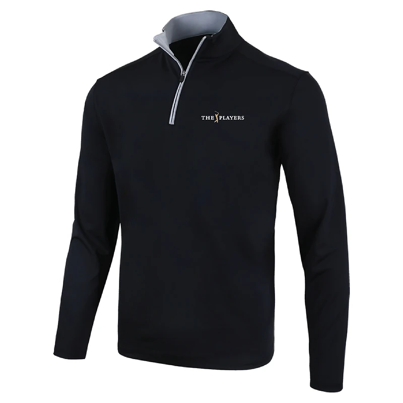 Men's Ahead  Navy THE PLAYERS Stiles Quarter-Zip Pullover