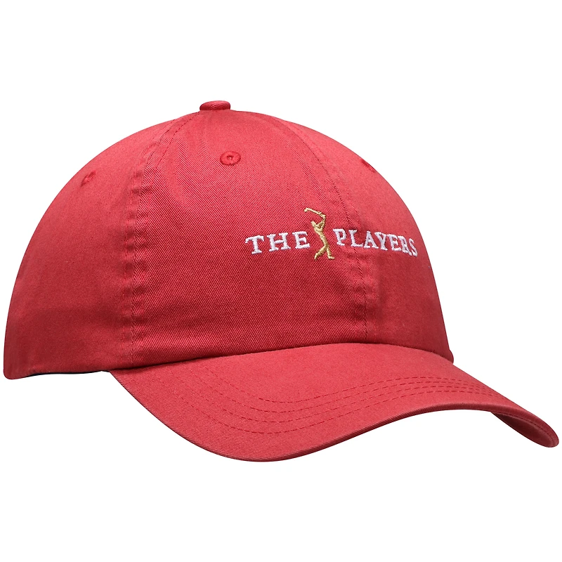 Casquette ajustable Ahead rouge THE PLAYERS Newport délavée pour homme