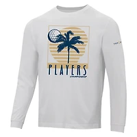 Men's Ahead  White THE PLAYERS Island Green Berkley Long Sleeve T-Shirt