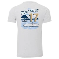 Men's Ahead  White THE PLAYERS Meet Me At 17 Instant Classic Tri-Blend T-Shirt