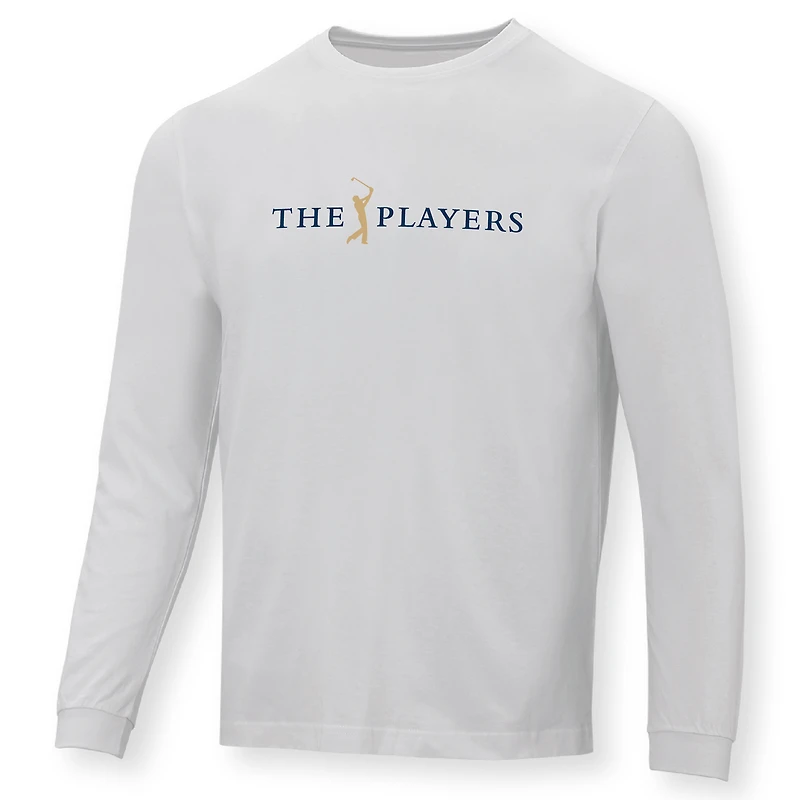 T-shirt à manches longues pour homme Ahead White the PLAYERS Window to Green Berkley