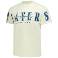 Men's Barstool Golf Cream THE PLAYERS Oversized Boxy Graphic T-Shirt