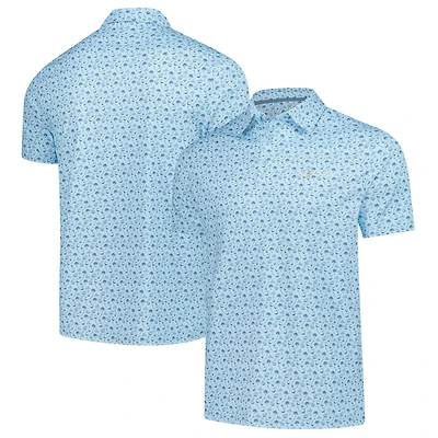 Polo imprimé Florida bleu clair THE PLAYERS pour homme avec tabouret de bar