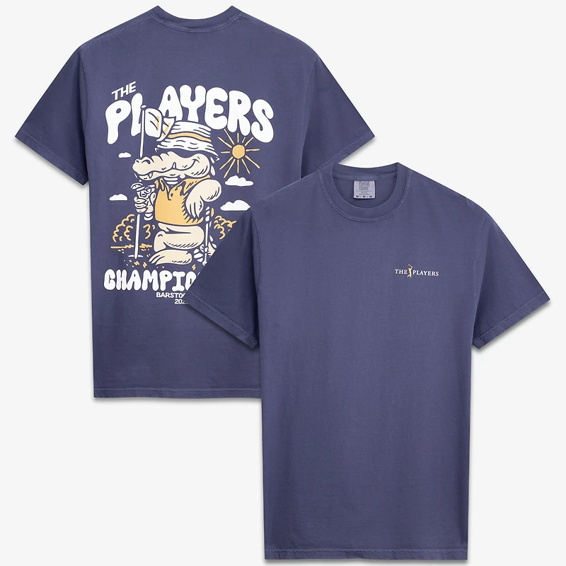 T-shirt Barstool Golf bleu marine THE PLAYERS 2026 à motif alligator pour homme