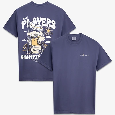 T-shirt Barstool Golf bleu marine THE PLAYERS 2026 à motif alligator pour homme