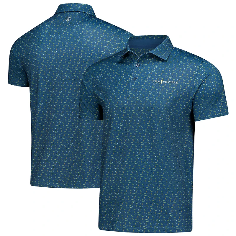 Polo imprimé Gator Golf bleu marine Barstool pour homme