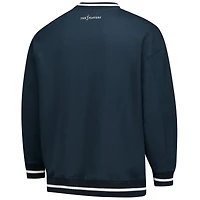 Men's Barstool Golf Navy THE PLAYERS Oversized Graphic Sweatshirt