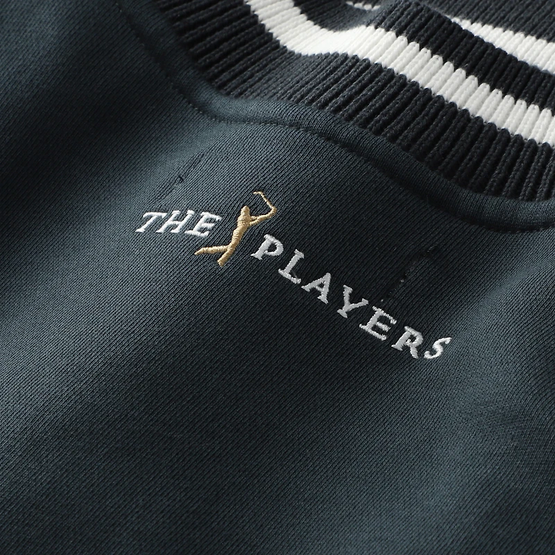Men's Barstool Golf Navy THE PLAYERS Oversized Graphic Sweatshirt