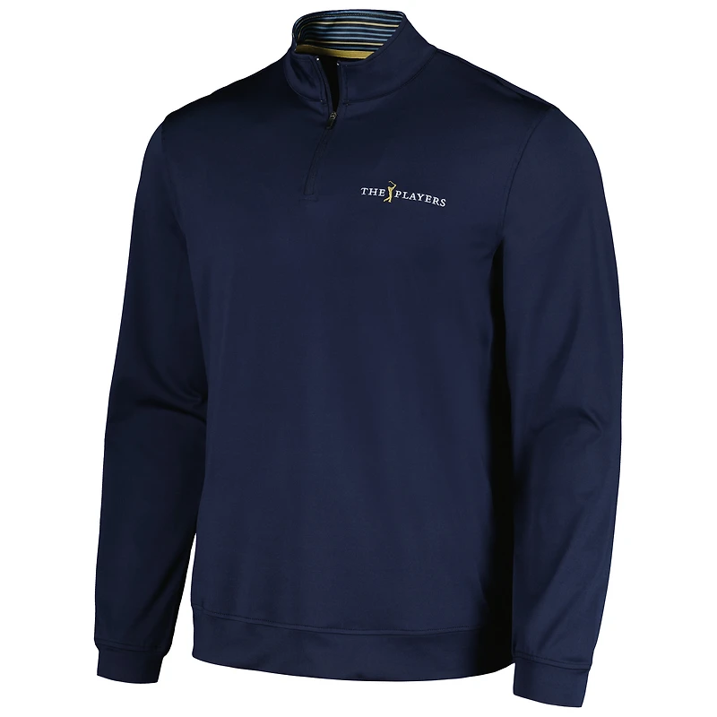 Men's Barstool Golf Navy THE PLAYERS Quarter-Zip Jacket