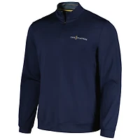 Men's Barstool Golf Navy THE PLAYERS Quarter-Zip Jacket