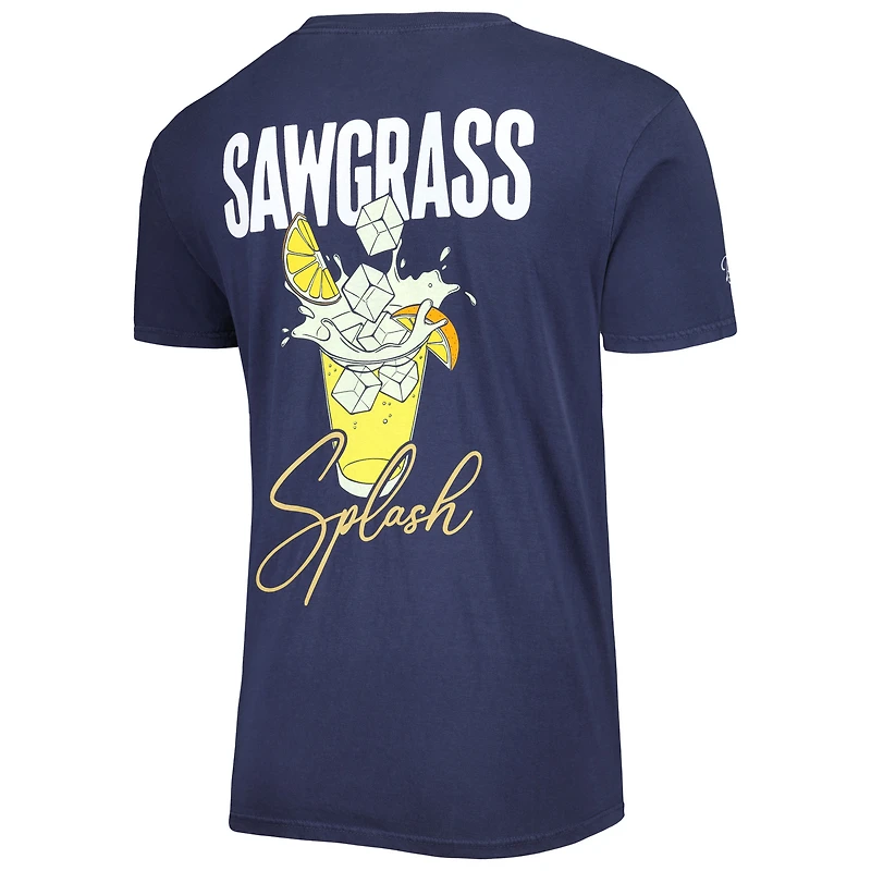 Men's Barstool Golf Navy THE PLAYERS Sawgrass Splash T-Shirt