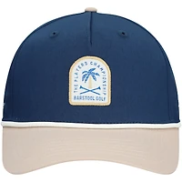Men's Barstool Golf  Navy THE PLAYERS Tropical Small Patch Rope Snapback Hat