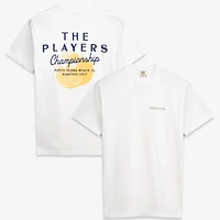 Men's Barstool Golf White THE PLAYERS Oranged Graphic T-Shirt
