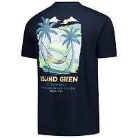 Men's Breezy Golf Black The PLAYERS Island Green T-Shirt
