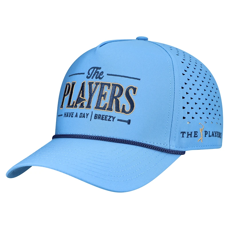Men's Breezy Golf Light Blue THE PLAYERS Flagship Performance Adjustable Hat