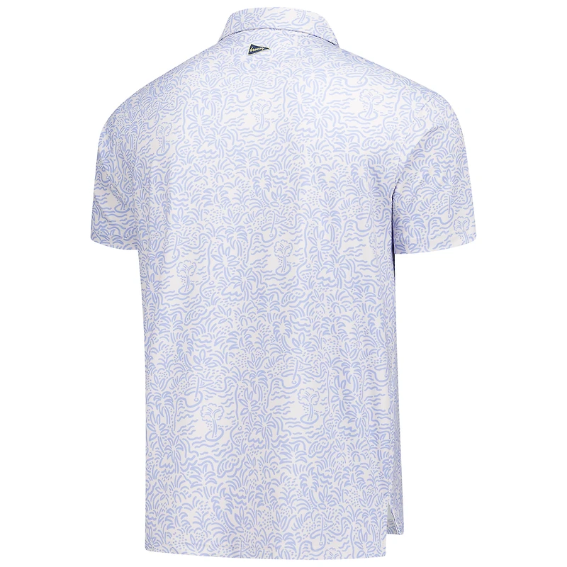 Men's Breezy Golf Light Blue The PLAYERS H2O Polo