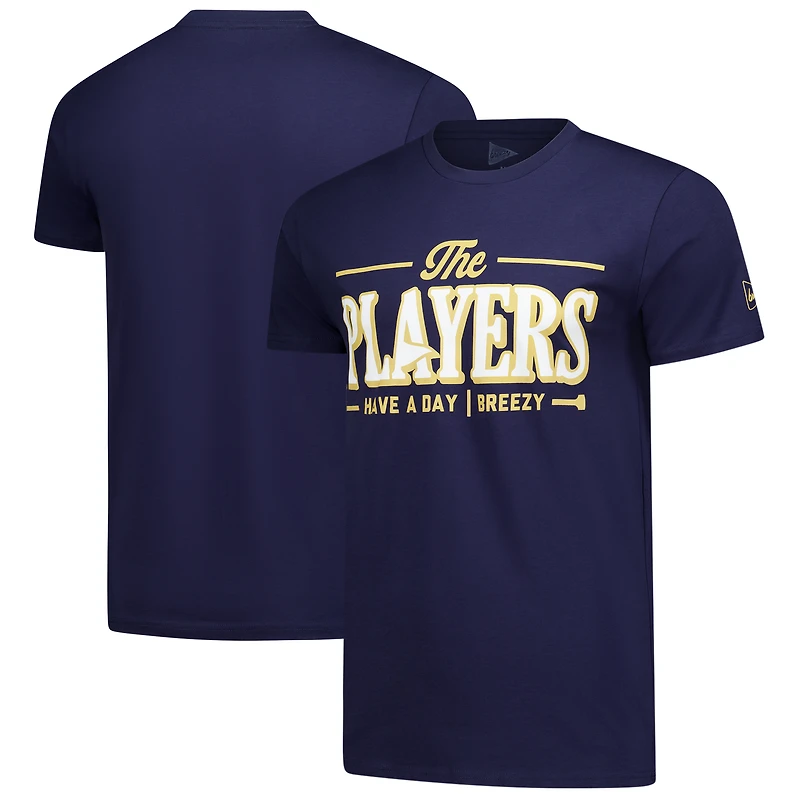 Men's Breezy Golf Navy THE PLAYERS Flagship T-Shirt