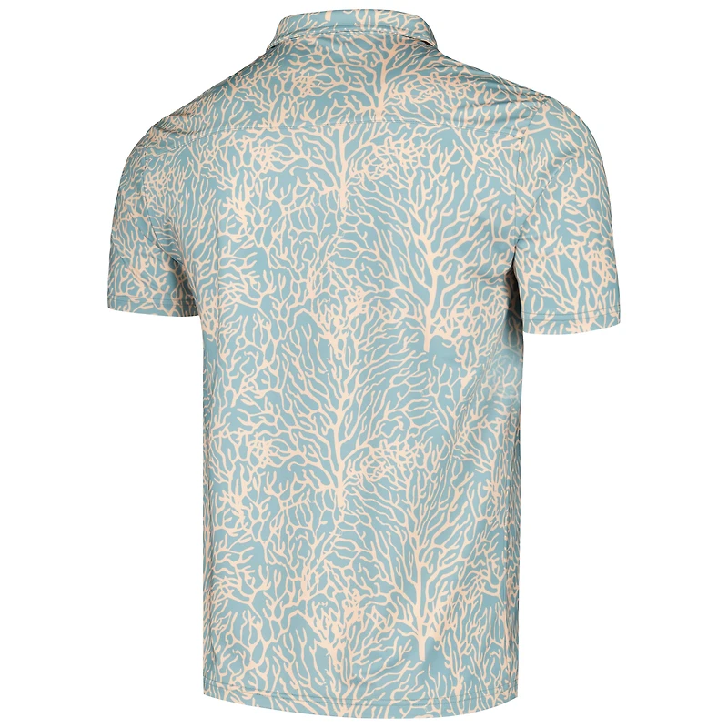 Men's Flomotion Blue THE PLAYERS Coral Reef Polo