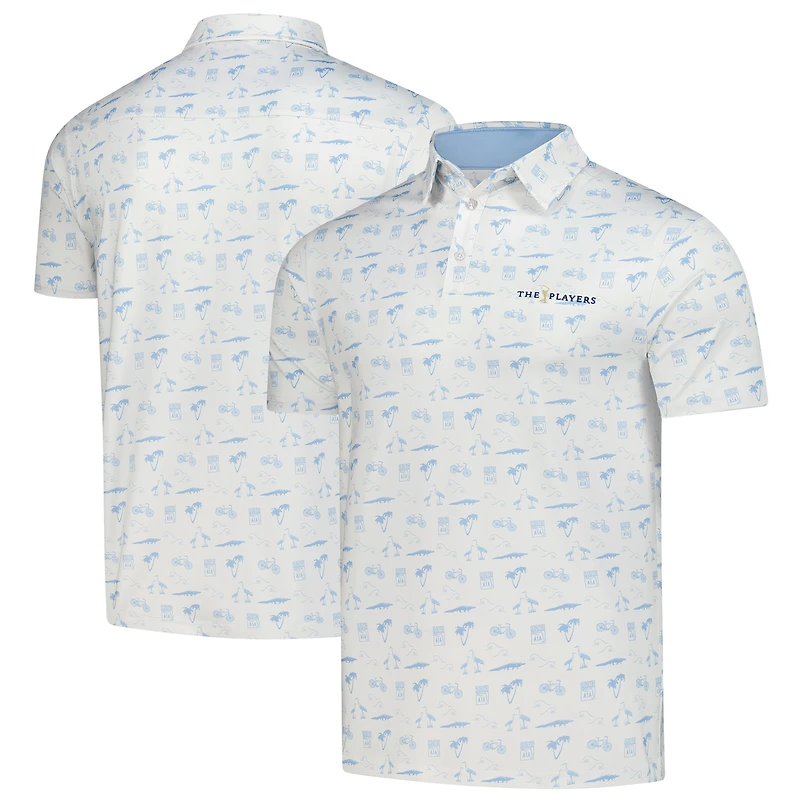 Men's Flomotion Cream THE PLAYERS A1A Polo