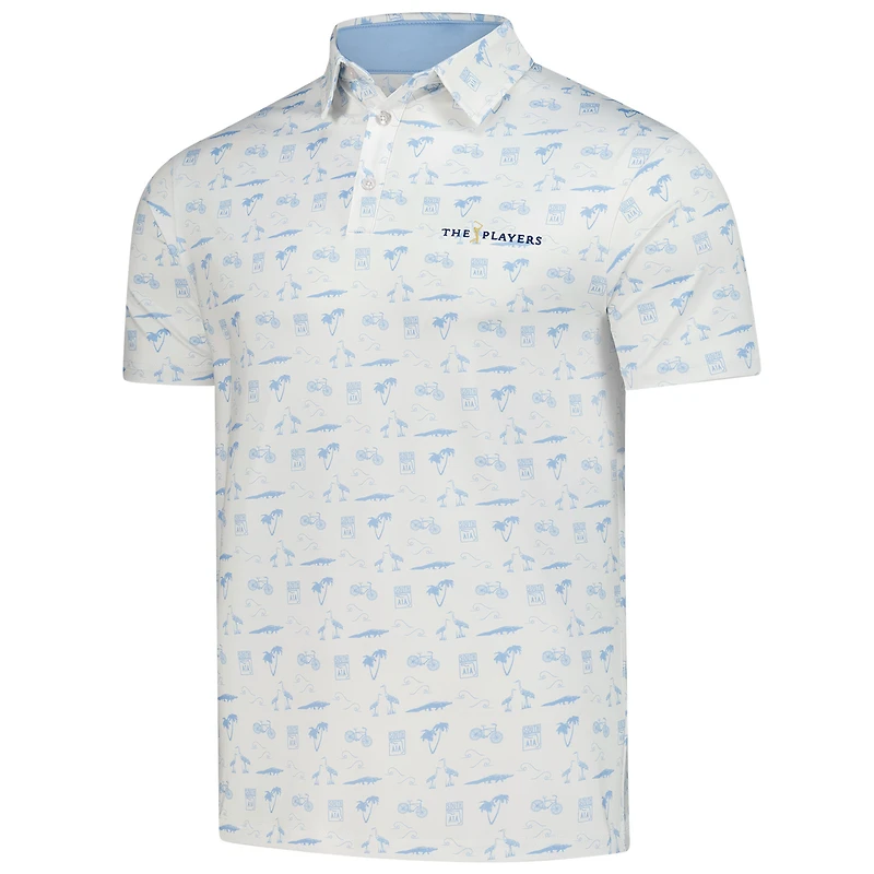 Men's Flomotion Cream THE PLAYERS A1A Polo