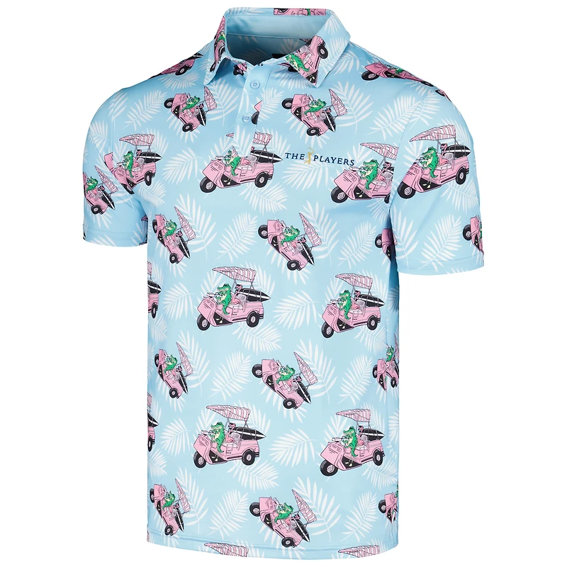 Polo Flomotion bleu clair THE PLAYERS Gator et Mingo pour hommes