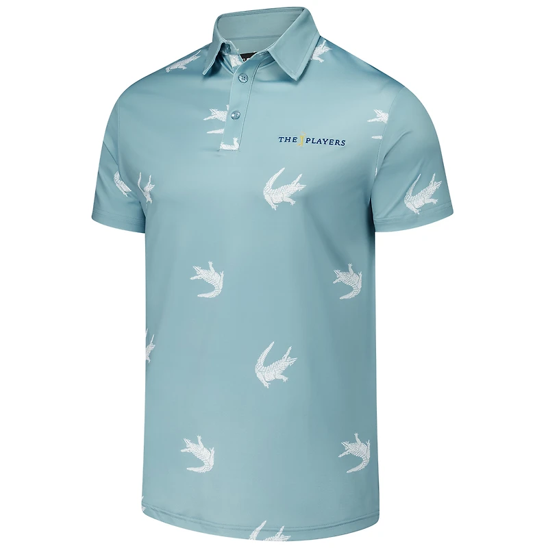 Men's Flomotion Light Blue THE PLAYERS Gator Polo