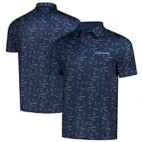 Men's Flomotion Navy THE PLAYERS Sawgrass Polo