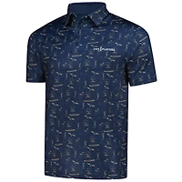 Men's Flomotion Navy THE PLAYERS Sawgrass Polo