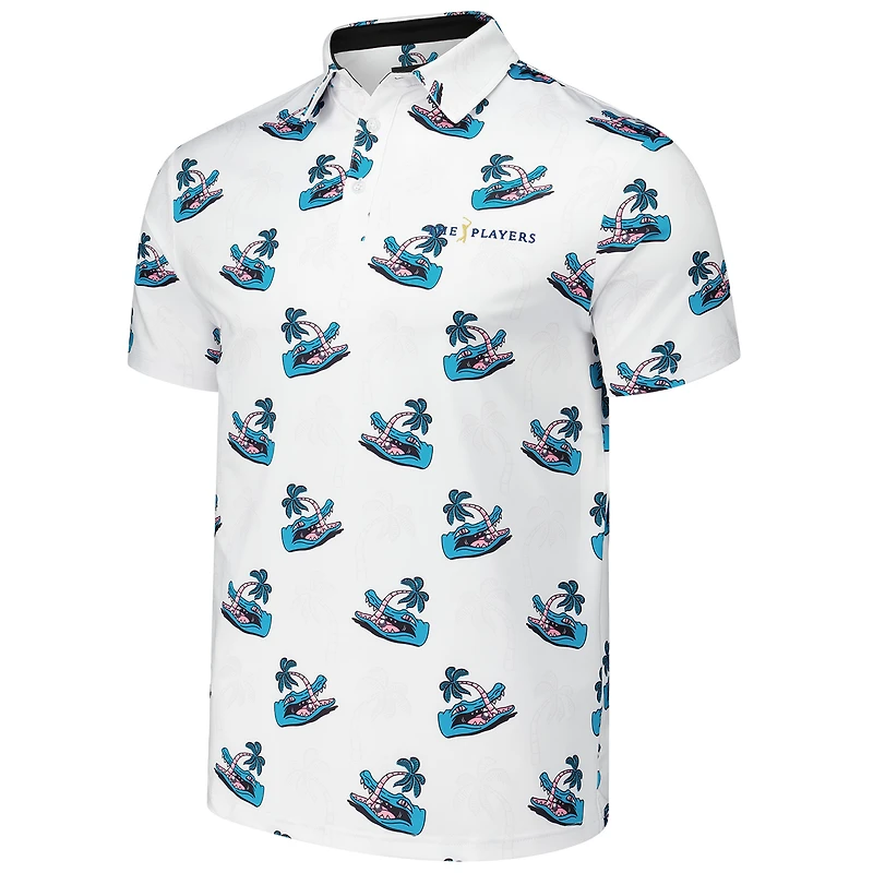 Men's Flomotion White THE PLAYERS Chubs Polo