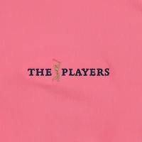 Men's FootJoy  Coral THE PLAYERS Lightweight Solid Quarter-Zip Sweatshirt