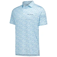 Men's FootJoy Light Blue THE PLAYERS Meadow Print Lisle Polo