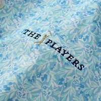 Men's FootJoy Light Blue THE PLAYERS Meadow Print Lisle Polo