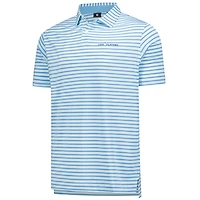 Polo FootJoy bleu clair THE PLAYERS à rayures fines pour homme
