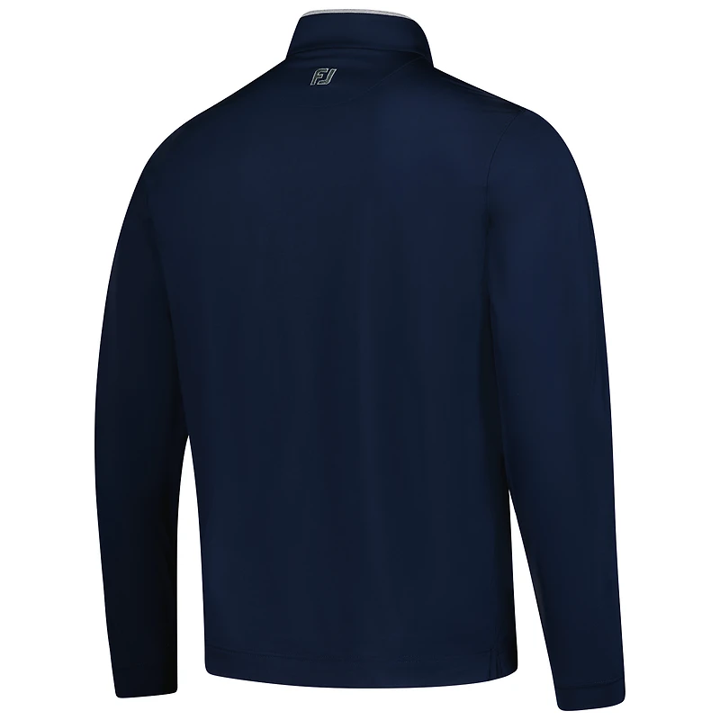 Sweat-shirt léger uni à fermeture éclair quart de tour FootJoy Navy THE PLAYERS pour homme