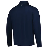 Sweat-shirt léger uni à fermeture éclair quart de tour FootJoy Navy THE PLAYERS pour homme
