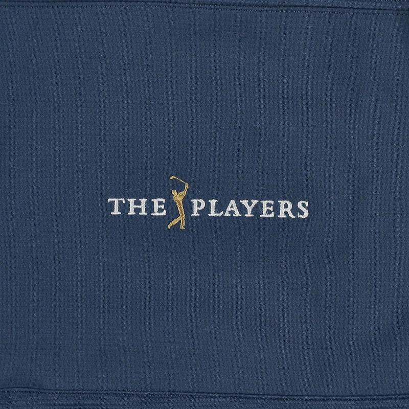 Men's FootJoy Navy THE PLAYERS Ottoman Knit Full-Zip Vest