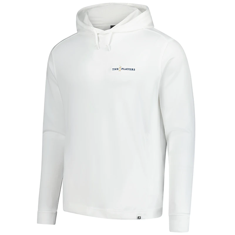 Men's FootJoy White THE PLAYERS Lightweight Pullover Hoodie