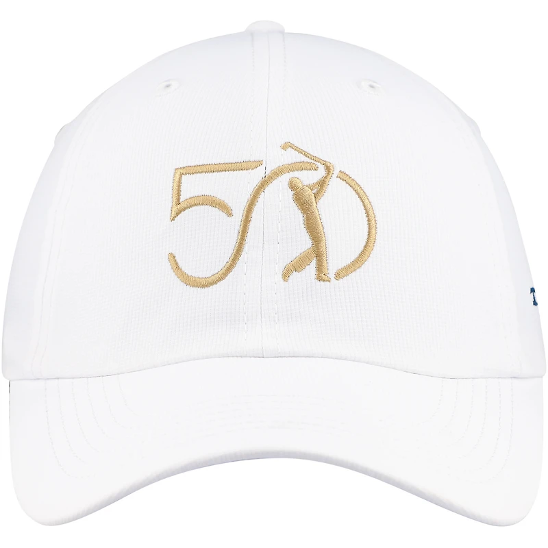 Men's Imperial  White THE PLAYERS 50th Anniversary The Original Performance Adjustable Hat