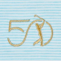 Men's johnnie-O Aqua THE PLAYERS 50th Anniversary Hybrid Quarter-Zip Hoodie