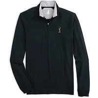 Pull-over zippé 1/4 noir johnnie-O THE PLAYERS Freeborne pour homme
