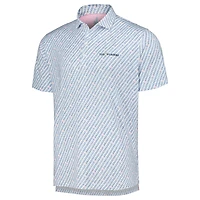 Men's johnnie-O White THE PLAYERS Shrimpy Printed Featherweight Performance Polo