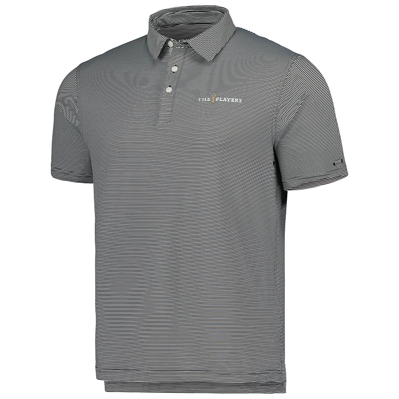 Men's Nike Black THE PLAYERS Control Stripe Performance Polo