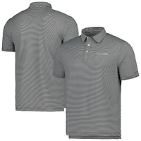 Men's Nike Black THE PLAYERS Control Stripe Performance Polo